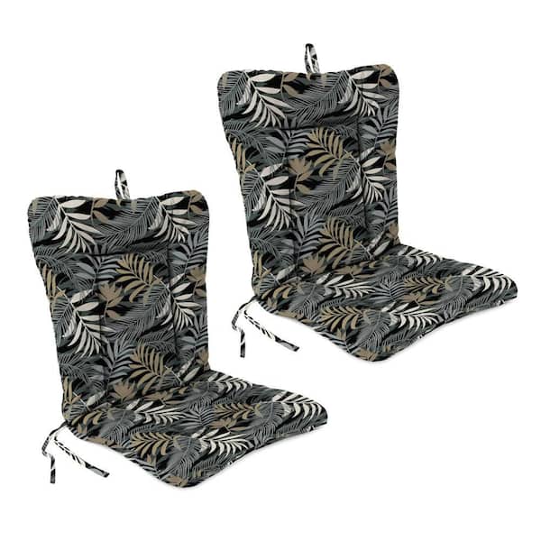 38 in. L x 21 in. W x 3.5 in. T Rectangular Outdoor Dining Chair Cushion in Maryland Driftwood (2-Pack)