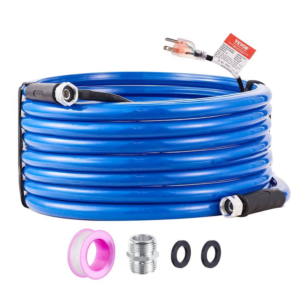 VEVOR 50 ft. Heated Water Hose for RV, Heated Drinking Water Hose ...