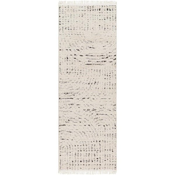 Livabliss Berlin Taupe Geometric 3 ft. x 7 ft. Indoor Runner Area Rug