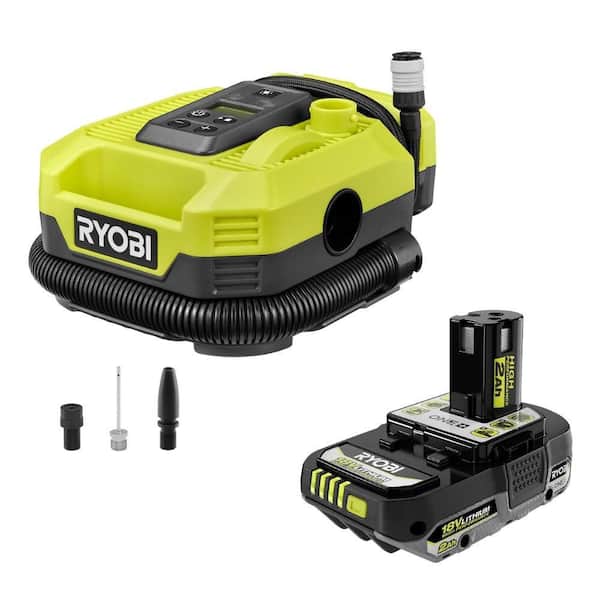 ONE+ 18V Cordless Dual Function Inflator/Deflator with ONE+ 18V 2.0 Ah HIGH PERFORMANCE Battery