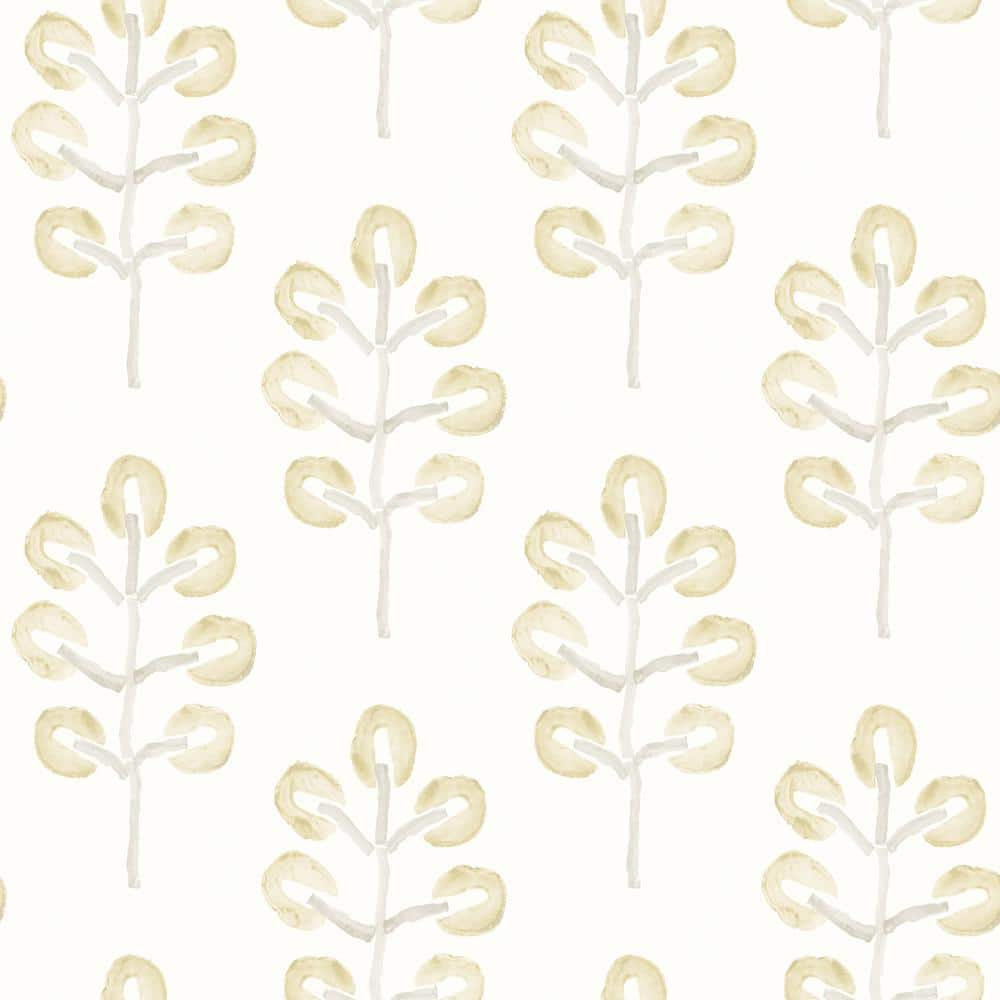 Pink Birdsong Mauve Trail Wallpaper Sample -  Chesapeake, 3124-13854SAM