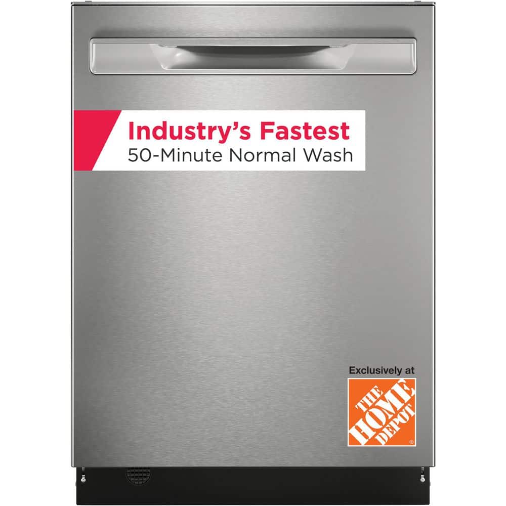 Gallery 24 in. Top Control Built in Tall Tub Dishwasher in Stainless Steel with 7-Cycles and 50 Minute Normal Wash
