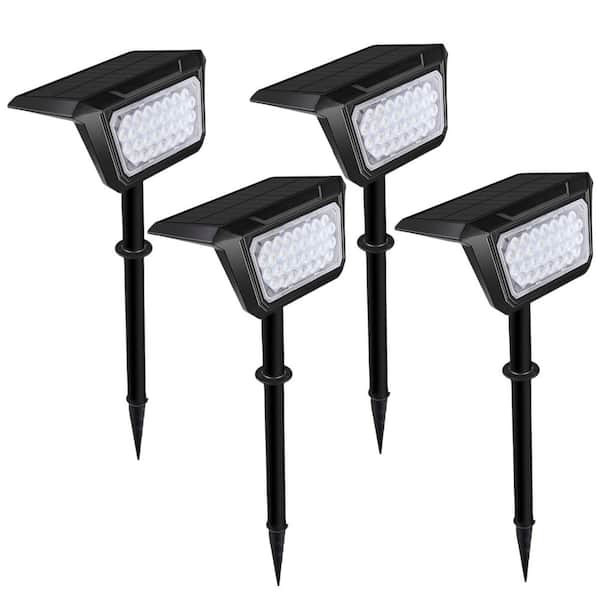 Honbei Black Integrated LED Weather Resistant Outdoor
