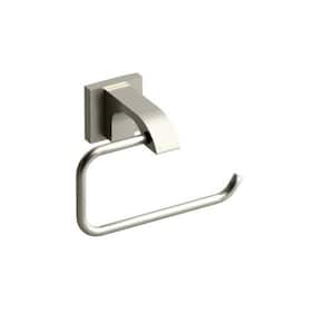 Zendo Wall Mounted Toilet Paper Holder in Brushed Nickel