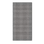 black square lattice panels