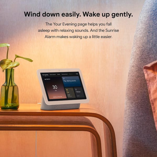 Google Nest Hub 2nd Gen - Smart Home Speaker and 7 in. Display with Google  Assistant - Mist GA02308-US - The Home Depot