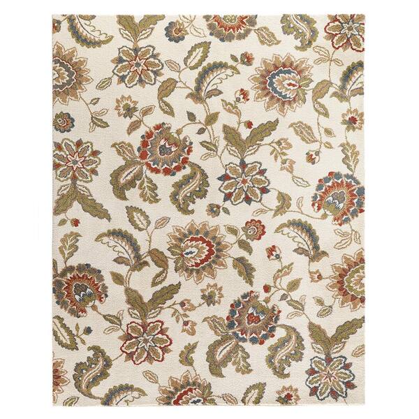 Home Decorators Collection Lucy Cream 5 ft. x 7 ft. Area Rug