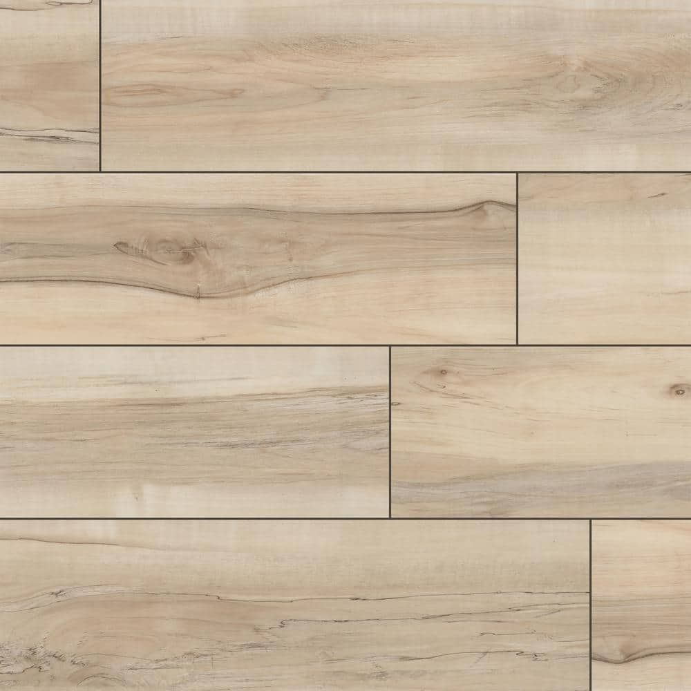 A&A Surfaces Alpine Mountain 12 MIL x 9 in. x 60 in. Waterproof Click Lock Luxury Vinyl Plank Flooring (22.44 sq. ft./Case)