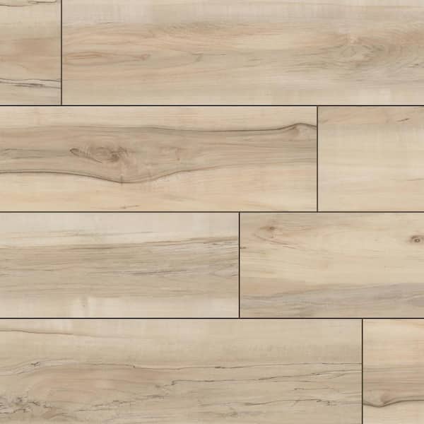 A&A Surfaces Alpine Mountain 12 MIL x 9 in. x 60 in. Waterproof Click Lock Luxury Vinyl Plank Flooring (22.44 sq. ft./Case)