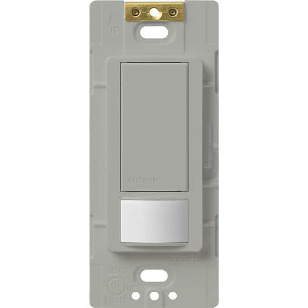 Maestro Dual Voltage Vacancy Sensor Switch, 6-Amp, Single-Pole/3-Way/Multi-Location, Gray (MS-VPS6M2-DV-GR)