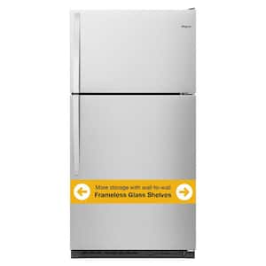 Maytag 21 cu. ft. Top Freezer Refrigerator in Fingerprint