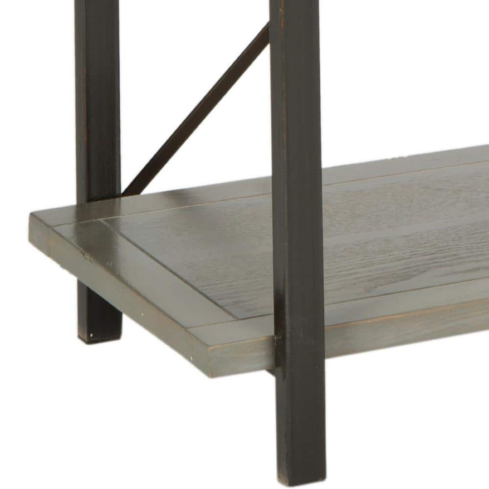 Chantel Ash Grey 5-Tier Industrial Etagere
