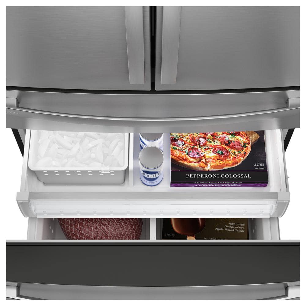 Stainless Steel Smart French Door Refrigerator with Ice Maker