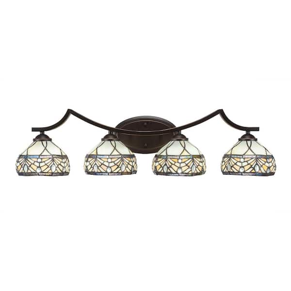 Unbranded Cleveland 8.25 in. 1-Light Dark Granite Vanity Light