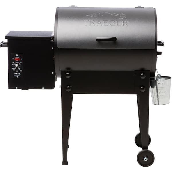 Traeger Tailgater Elite 20 Wood Pellet Grill and Smoker in Silver Vein
