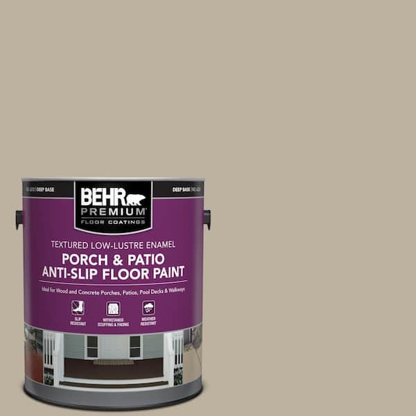 1 gal. #PFC-32 Spanish Parador Textured Low-Lustre Enamel Interior/Exterior Porch and Patio Anti-Slip Floor Paint