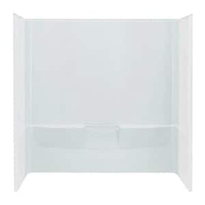 Performa 30 in. x 60-1/4 in. 1-piece Direct-to-Stud Tub and Shower Back Wall in White