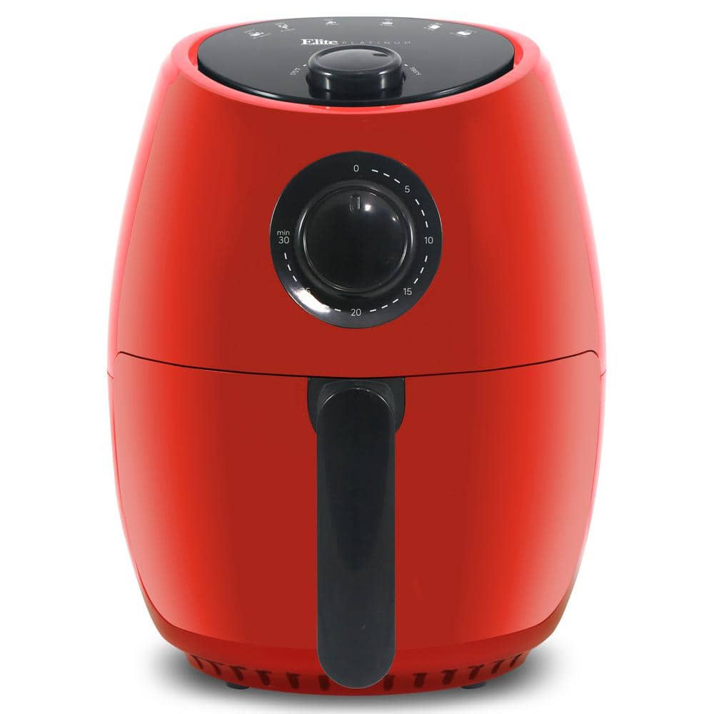 Maxi-matic Elite Gourmet Personal Compact Electric Hot Air Fryer 1 Quart  Red for sale online