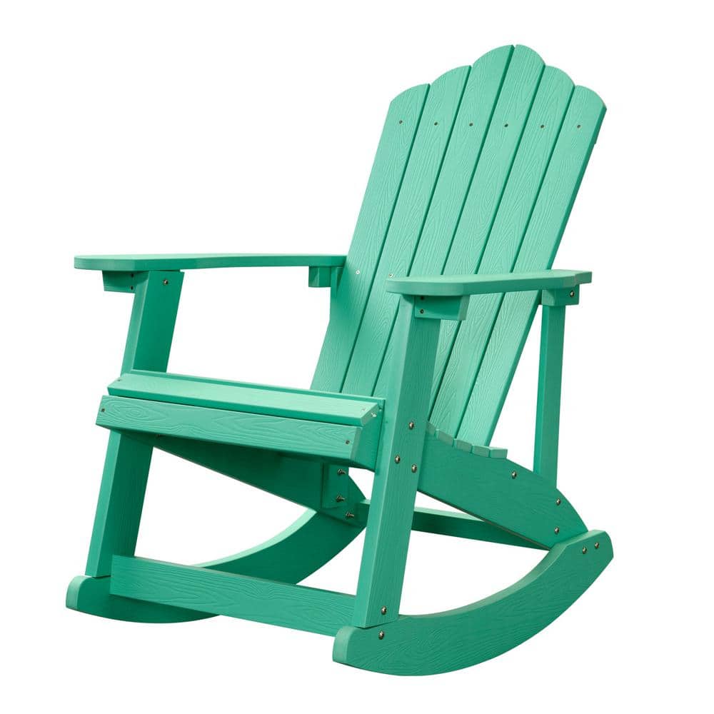 Acadia Green Outdoor Durable Plastic Rocking Adirondack Chair price history on PriceWatchPro
