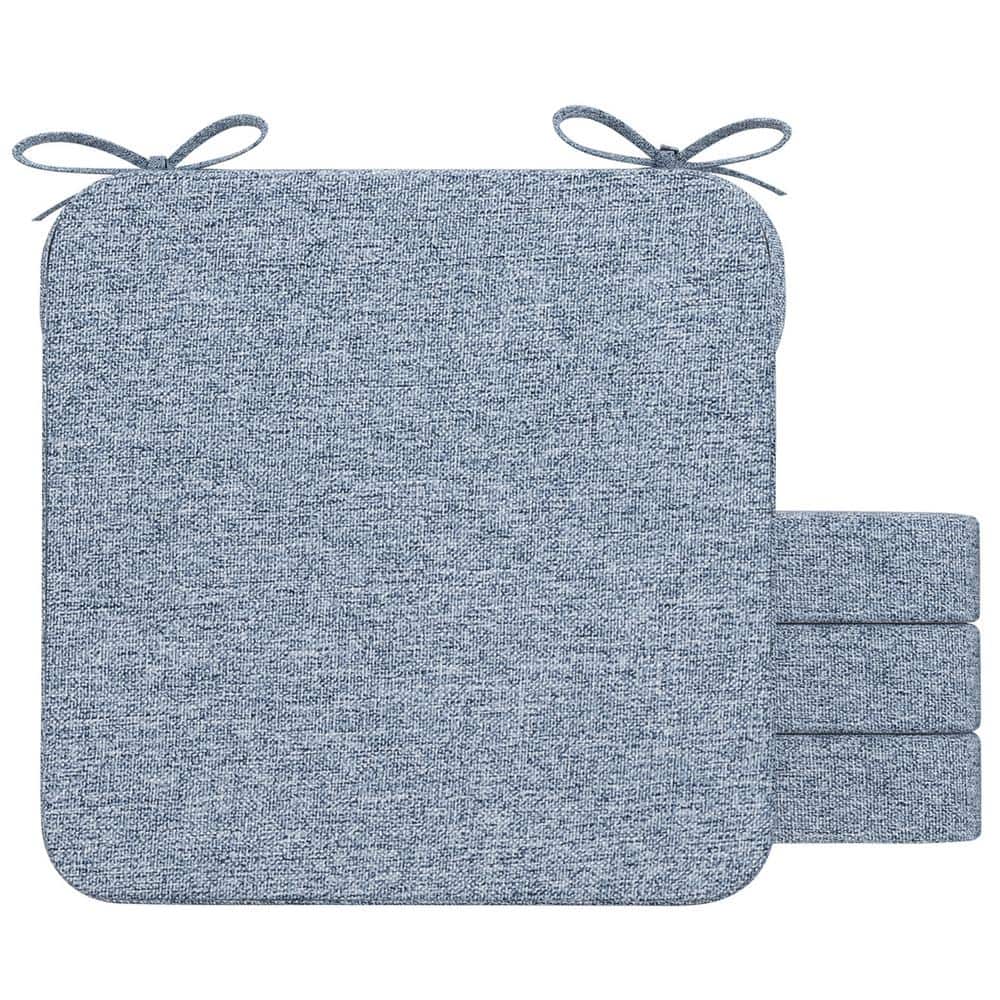 16 x 16 x 2 Square Indoor Chair Cushions with Removable Cover for Ki
