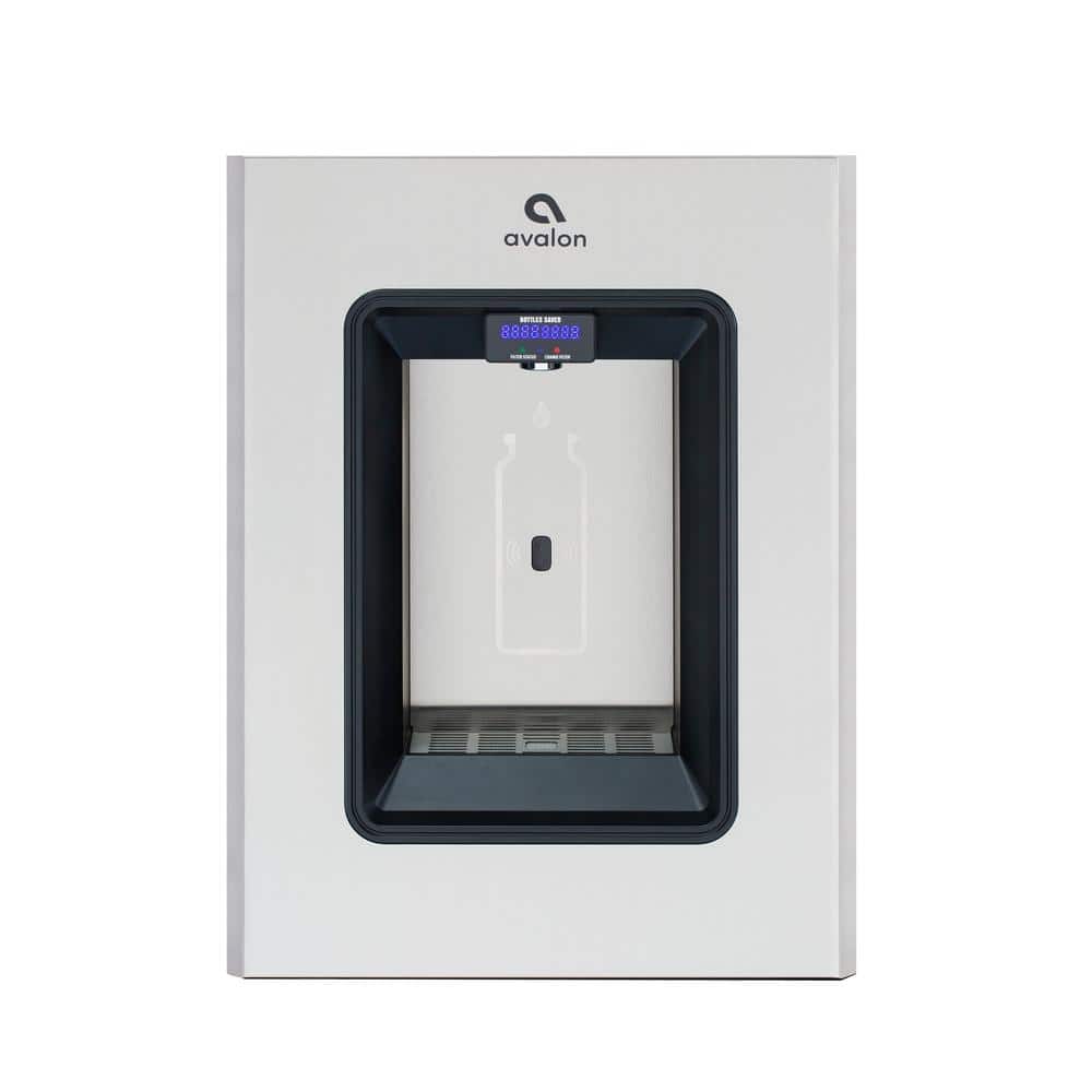 Avalon Stainless Steel In-Wall Sensor Bottle Filler with Digital Display