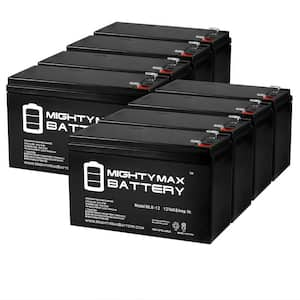 12V 8AH SLA BATTERY FOR ALARMS AND BACKUP SYSTEMS - 8 Pack