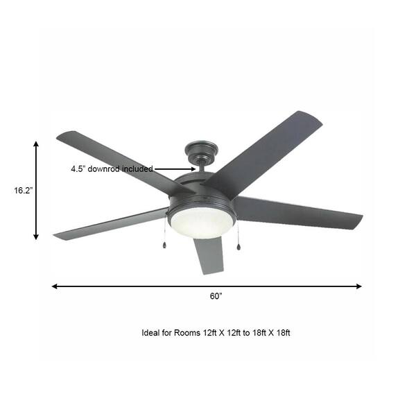 Home Decorators Collection Portwood 60 In Led Outdoor Natural Iron Ceiling Fan Yg528 Ni - 60 Black Outdoor Ceiling Fan With Light