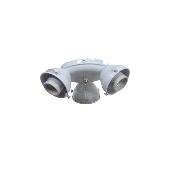 Air Cool Glendale 52 in. White Ceiling Fan Replacement Light Kit