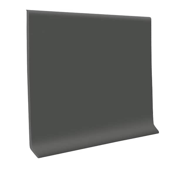 ROPPE Charcoal 4 in. x 120 ft. x 1/8 in. Vinyl Wall Cove Base Coil
