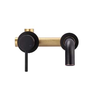 Single-Handle Wall Mounted Bathroom Sink Faucet in Oil Rubbed Bronze