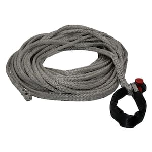 3/8 in. x 200 ft. Synthetic Winch Line with Integrated Shackle