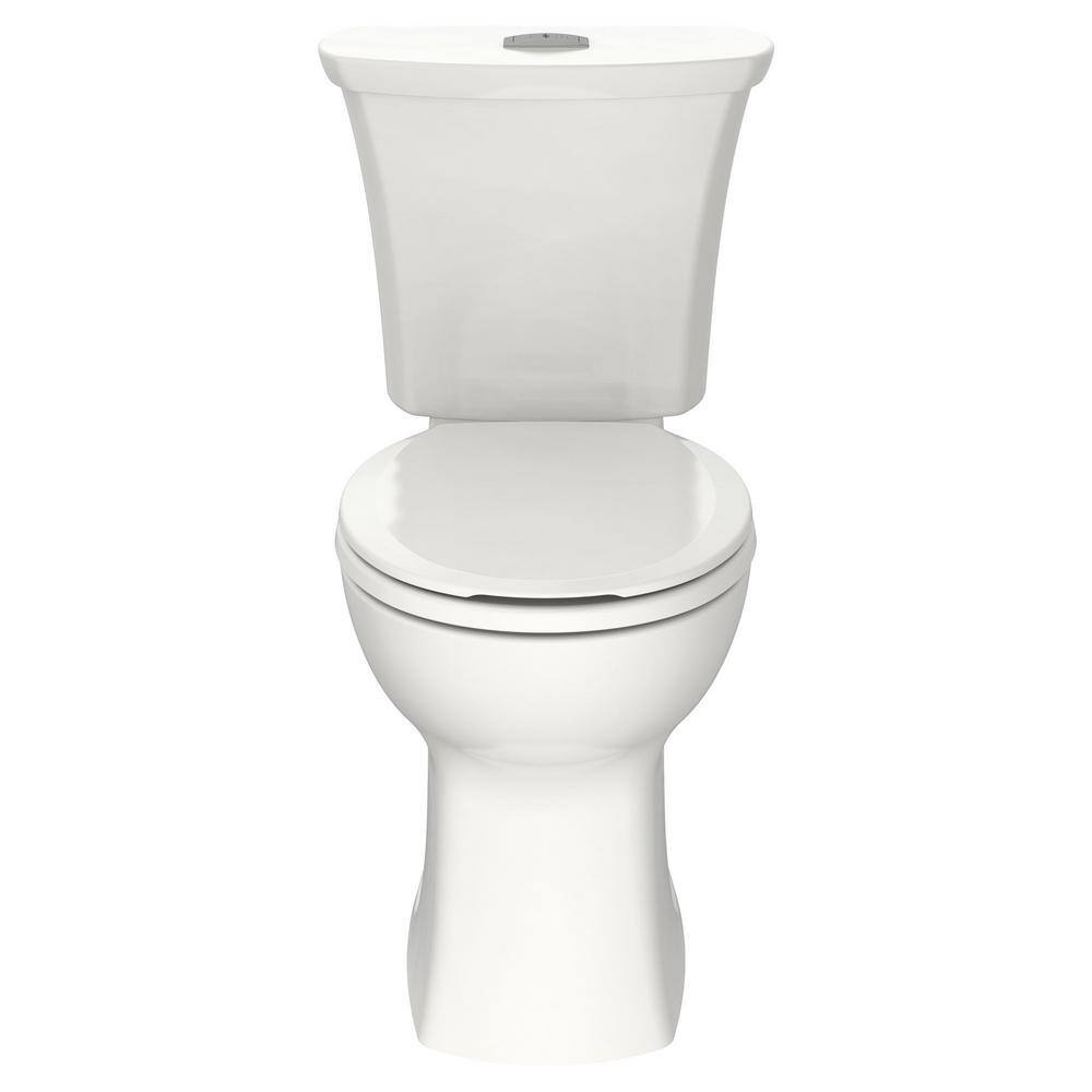Edgemere White Round Dual Flush High Efficiency Toilet