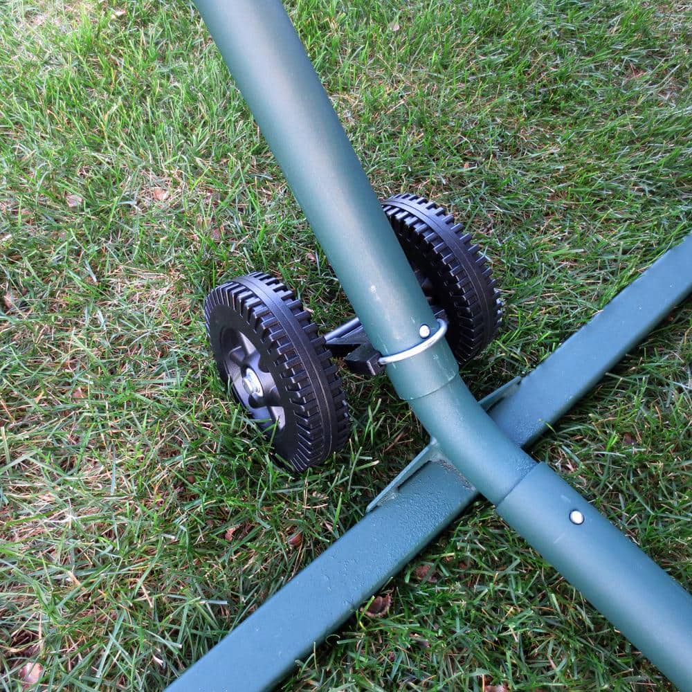 Universal Black Plastic Hammock Wheel Set for Easy Mobility