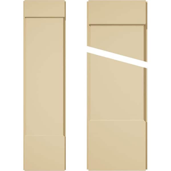 Ekena Millwork 2 in. D x 12 in. W x 48 in. L Primed Polyurethane Pilaster 1- Pack