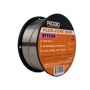 .035 E71T-GS Flux-Core Welding Wire No Gas Required (2 lb. Spool)