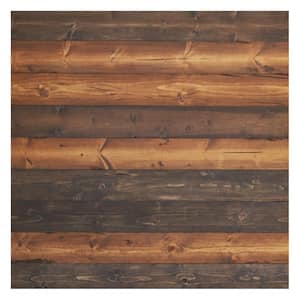 11/32 in. x 5.5 in. x 4 ft. The "Mix" Brown Wood Panels Weathered Barn Wood Boards (6-Pack)