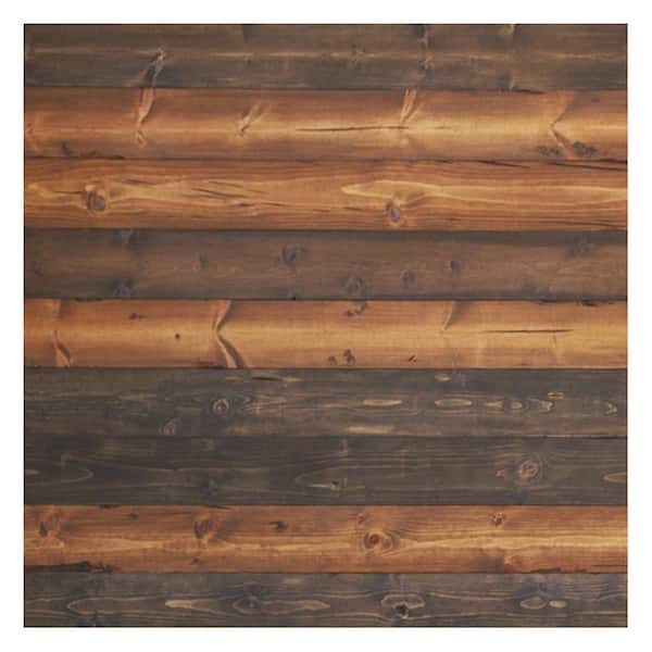 Timeline 11/32 in. x 5.5 in. x 4 ft. The "Mix" Brown Wood Panels Weathered Barn Wood Boards (6-Pack)