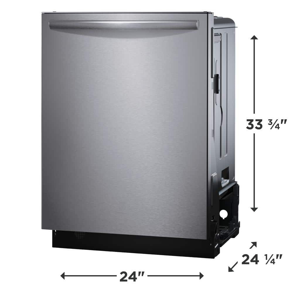 24" Stainless Steel Energy Star Built-In Dishwasher with CleanBoost