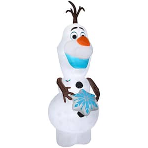 11 Ft. Tall Giant Christmas Inflatable Airblown-Olaf w/Snowflake