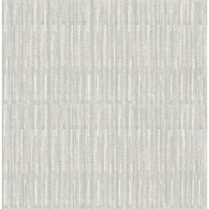 Brixton Light Grey Texture Light Grey Paper Strippable Roll (Covers 56.4 sq. ft.)