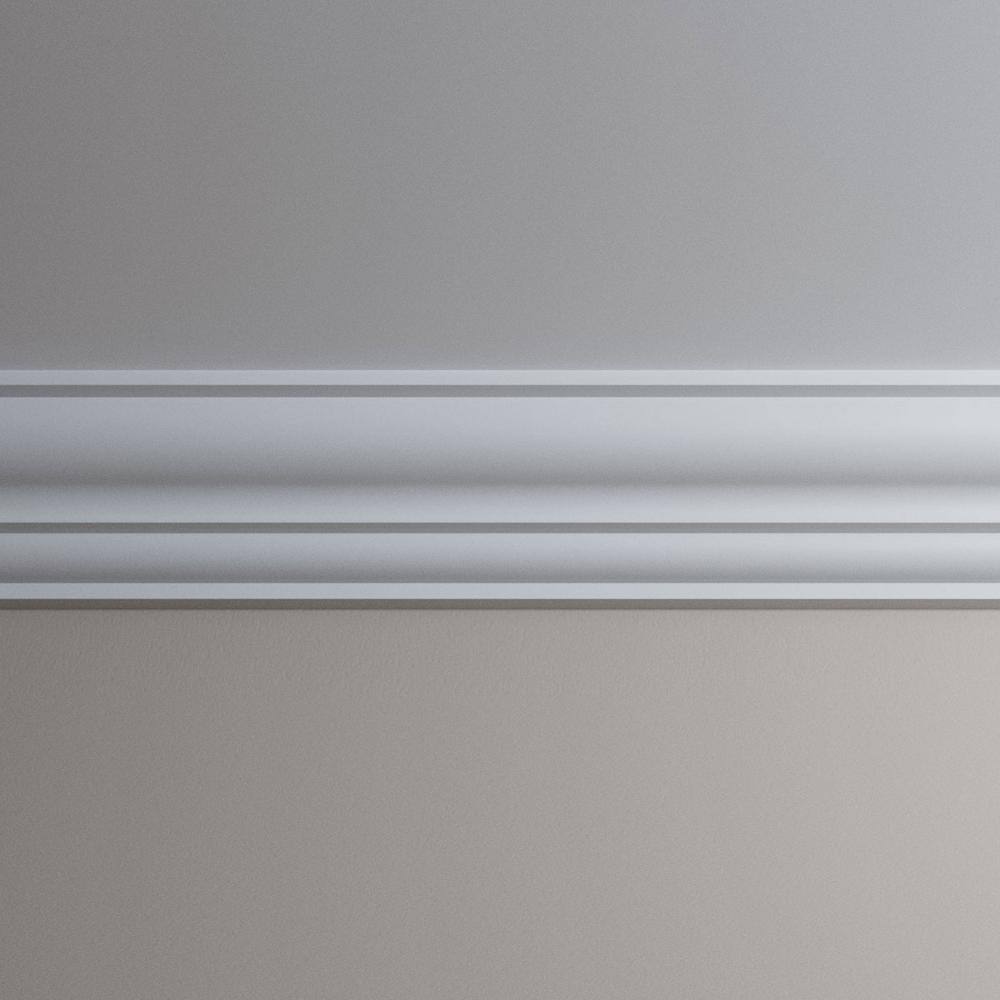 Owen 96" Gray Polyurethane Crown Moulding