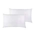 A1HC GOTS Certified Organic Cotton Sateen Weave 300TC Single Ply White King Pillowcase Pair