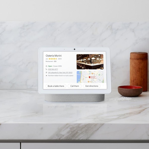 オーディオ機器 アンプ Google Nest Hub Max - Smart Home Speaker and 10 in. Display with 