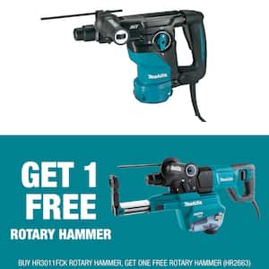 1-3/16 in. Rotary Hammer with bonus 1in. SDS-PLUS AVT Rotary Hammer, w/HEPA Dust Extractor, variable speed, case