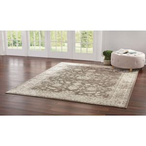 Old Treasures Brown/Cream 3 ft. x 5 ft. Area Rug