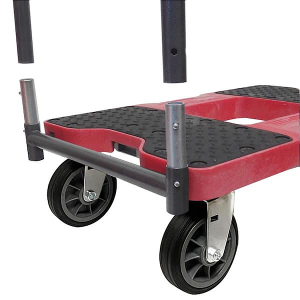 Snap-Loc All-terrain Panel Cart Dolly Red With 1500 LB Capacity Steel Frame 4 for sale online