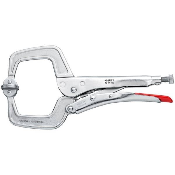 KNIPEX 11 in. Locking Pliers with Welding Grips 42 44 280