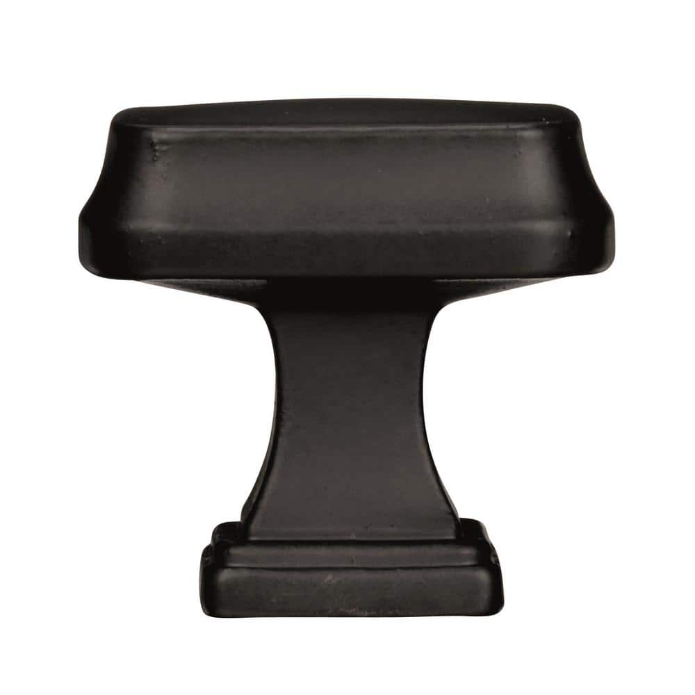 Black Bronze Rectangular Industrial Cabinet Knob
