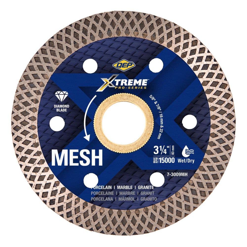 Xtreme Pro Series 3-1/4 in. Mesh Diamond Blade Wet/Dry Cuts Through Porcelain, Marble, Granite and Slate price history on PriceWatchPro