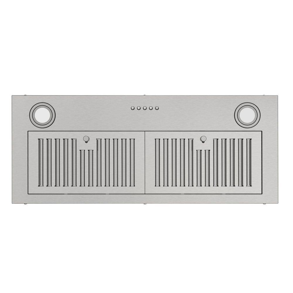 30-Inch Stainless Steel Convertible Insert Range Hood with Charcoal Filter
